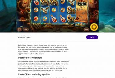 Casumo casino - review of slot machine "Pirates Plenty".