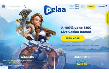 Pelaa Casino – main page.