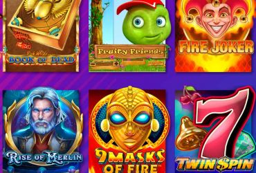Playluck casino - list of slot machines