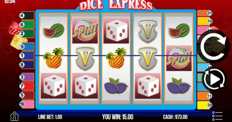 Play in Dice Express Slot Online from Viaden for free now | NJ Casino