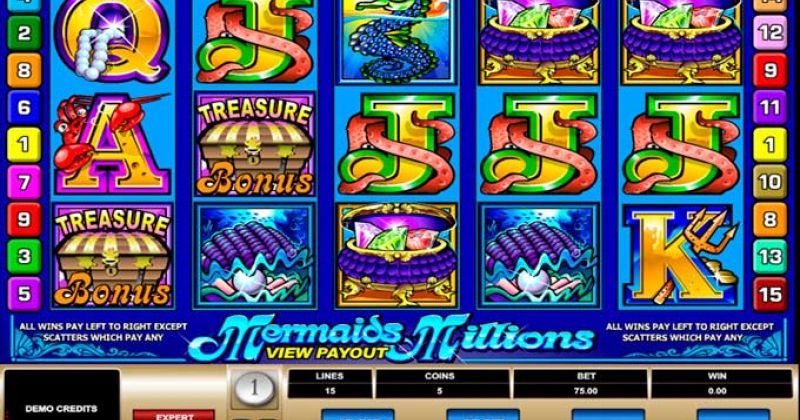 Play in  Mermaids Millions Slot Online From Microgaming for free now | NJ Casino