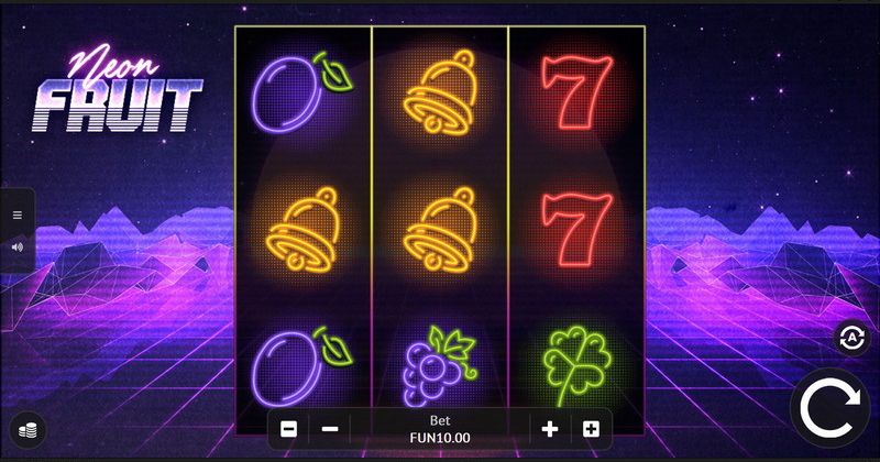 Play in Neon Fruit Slot Online from 1x2 Gaming for free now | NJ Casino